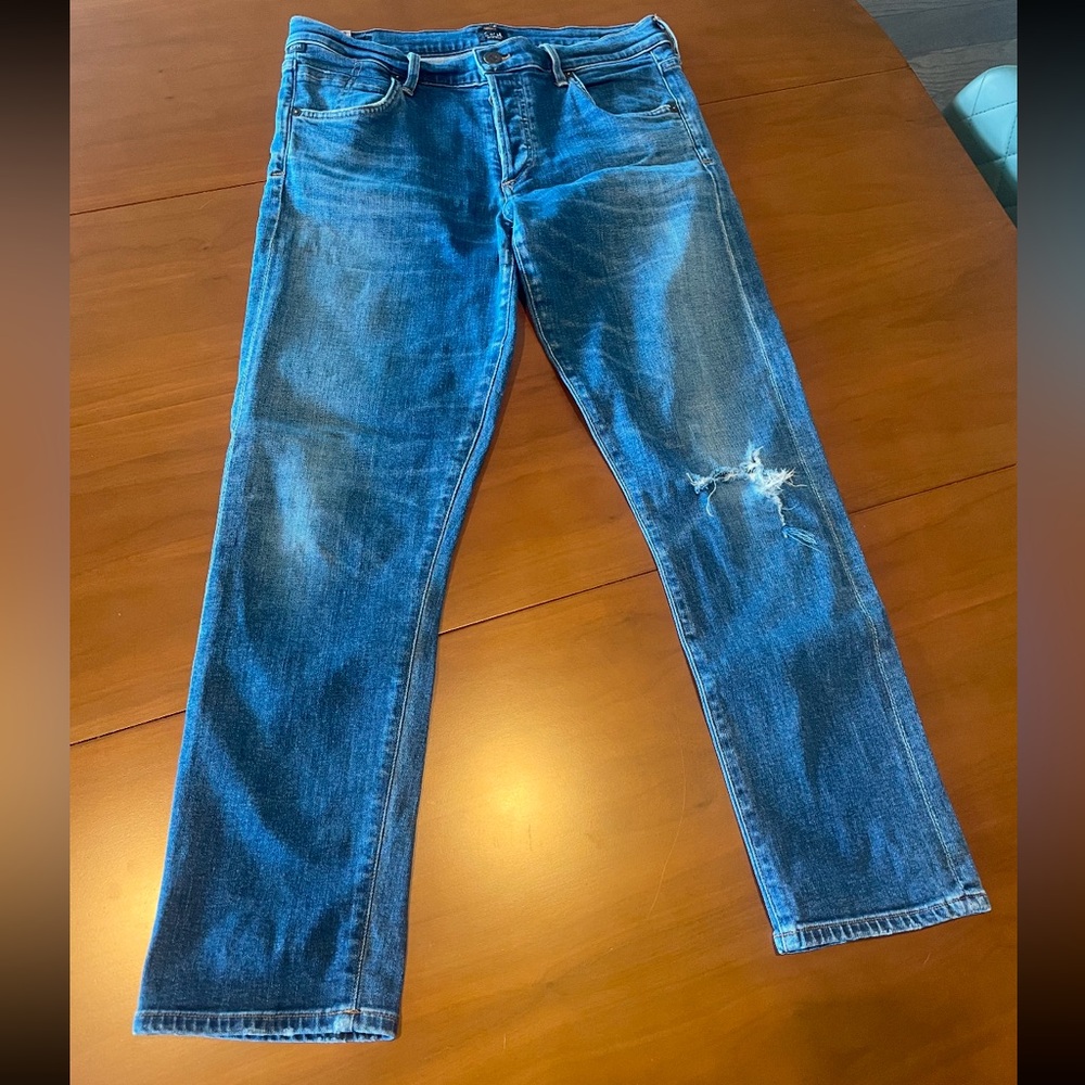 Citizens of Humanity Elsa Mid Rise Slim Fit Crop Jeans